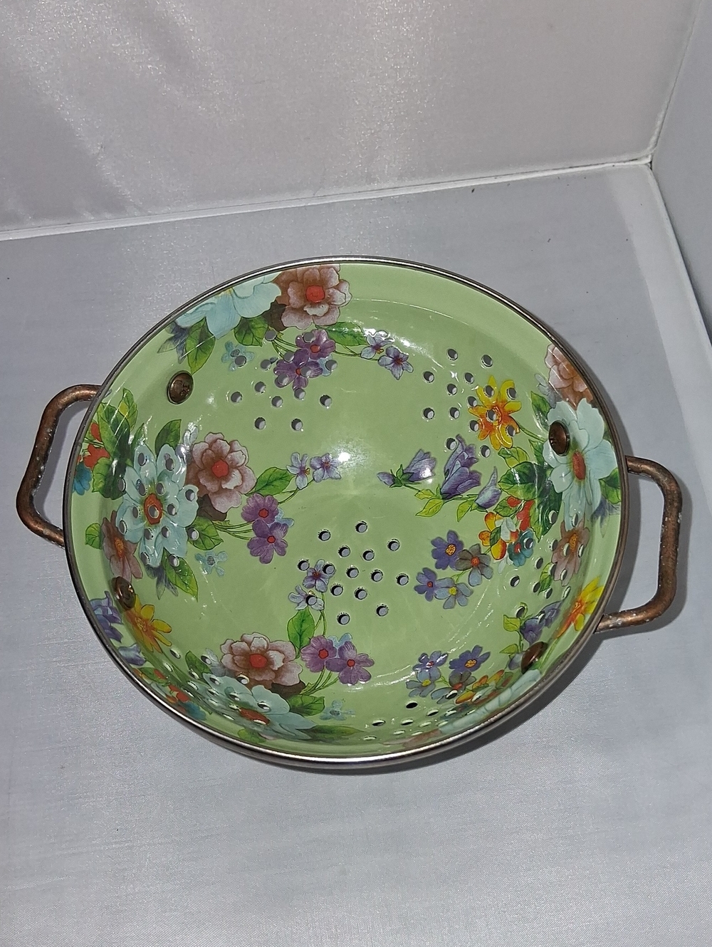 MacKenzie-Childs green Flower Market set - Picture 3 of 16